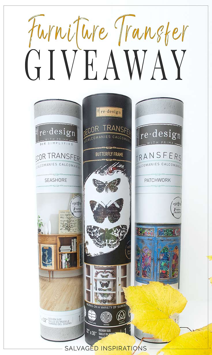 Furniture Transfer Giveaway Salvaged Inspirations