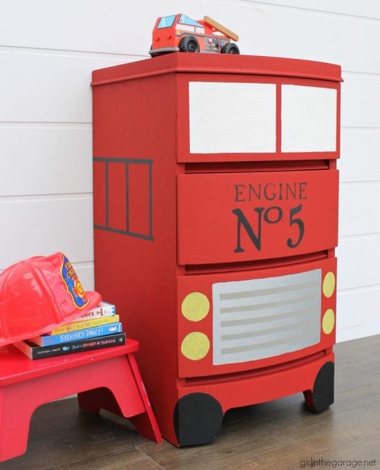 DIY Fire Engine - Girl In The Garage