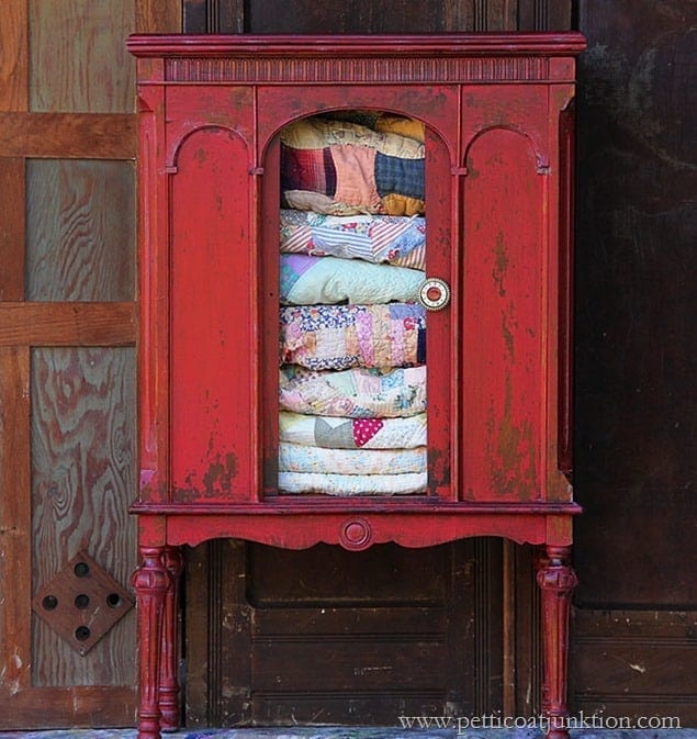 Tricycle-Red-Milk-Paint-Radio-Cabinet-Petticoat-Junktion_thumb
