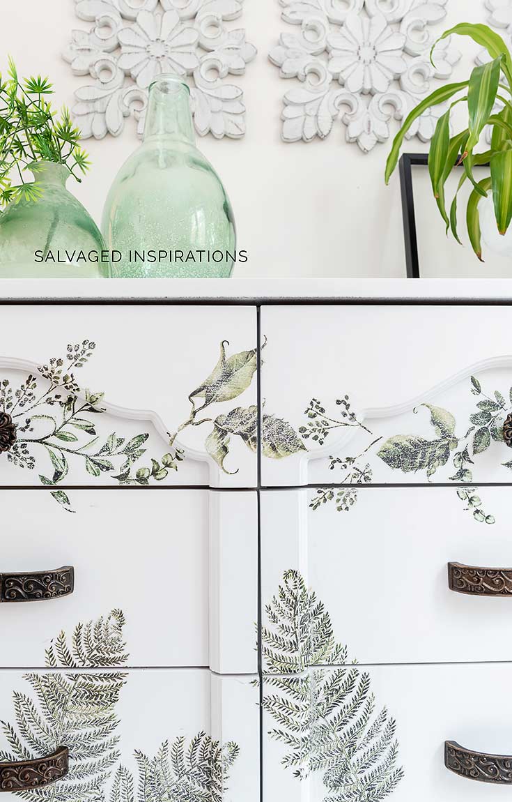 Painted Dresser in DB Cotton White