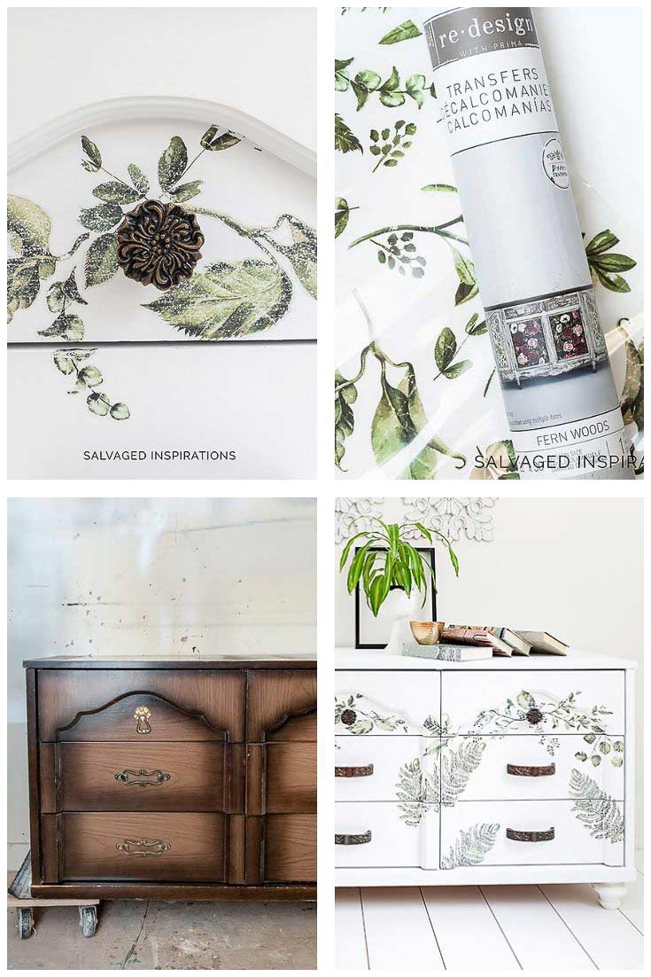 Salvaged Dresser Makeover - Fern Woods