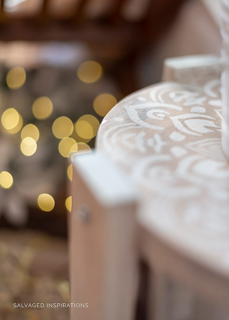 White Washed Wood Close Up