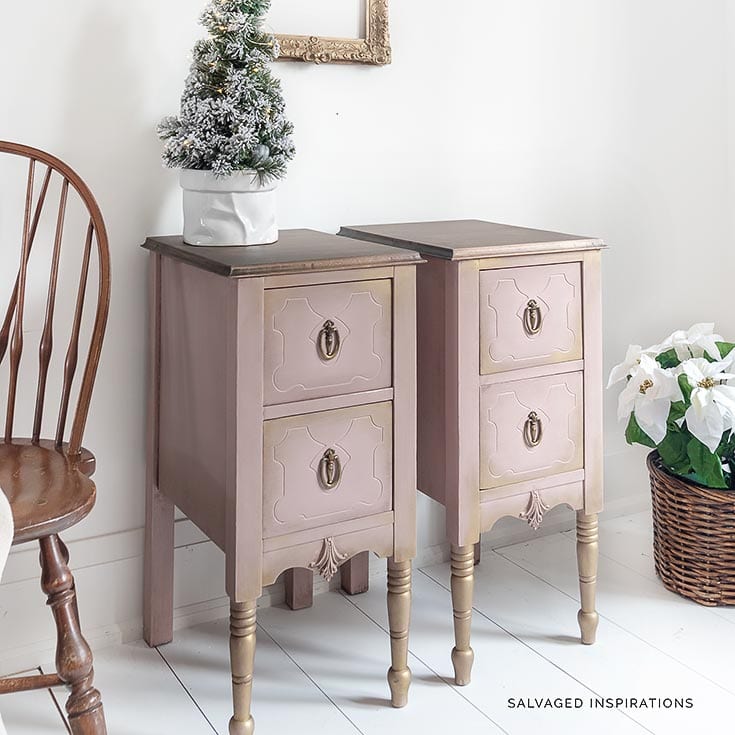 Desk Turned Nightstands Salvaged Inspirations