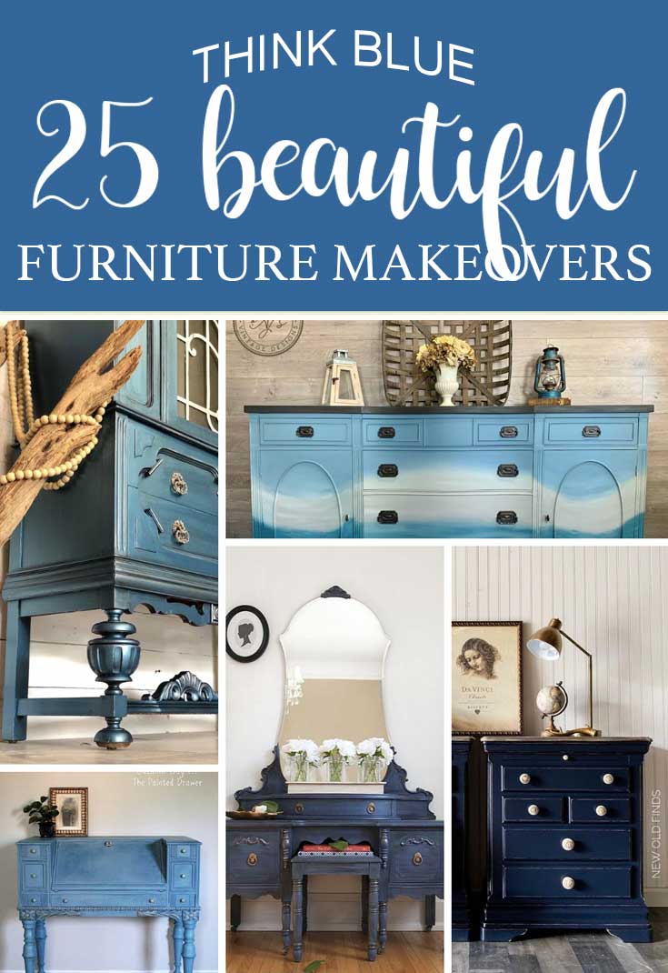 25 BEAUTIFUL Painted Furniture in BLUE