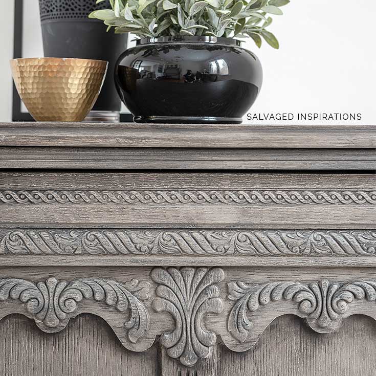 Close Up of Greige Paint Finish