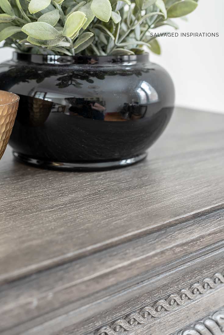 Close Up of Restoration Hardware Paint Finish