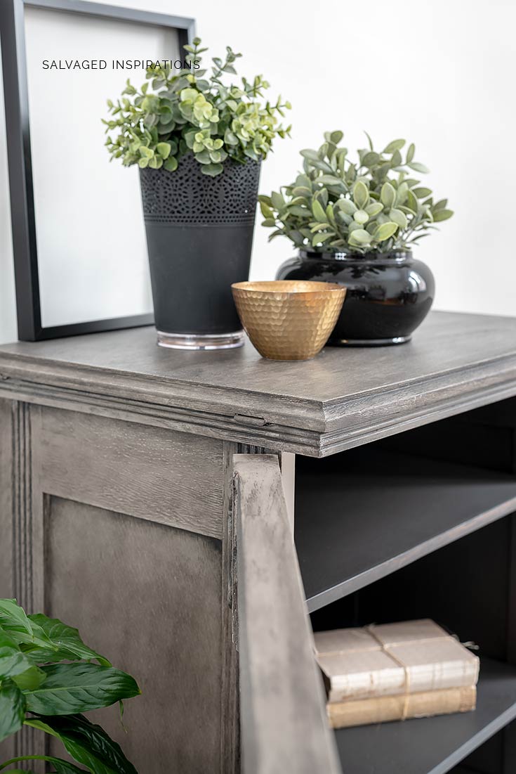 Inside of Cabinet Painted Coffee Bean