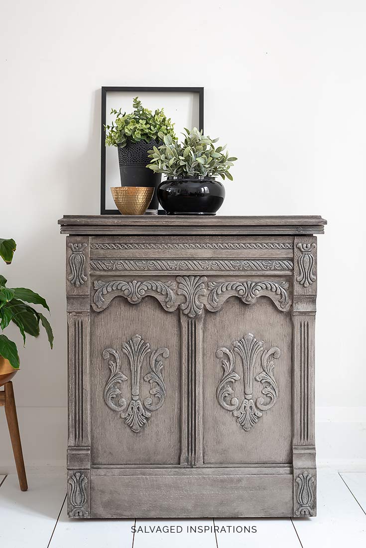 RH Greige Painted Sewing Cabinet