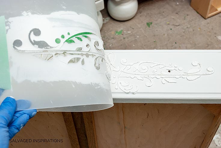 3D Stenciling on Furniture