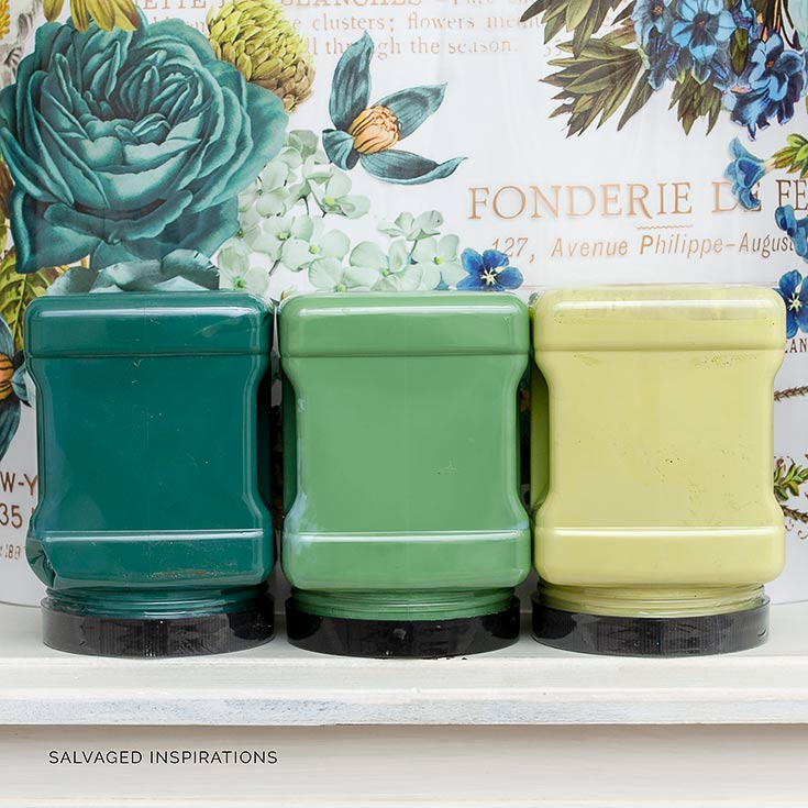 Cosmic Roses Transfers w Dixie Belle Paint