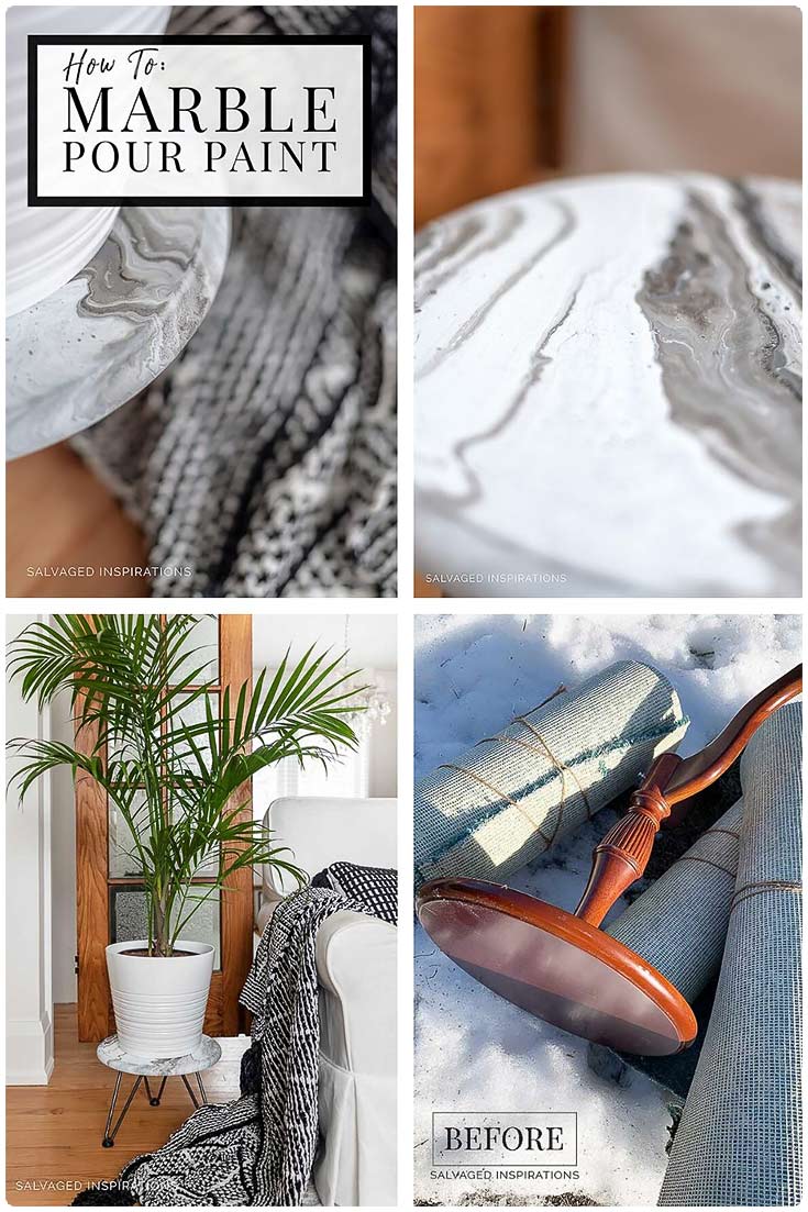 DIY Marble Pour Painting