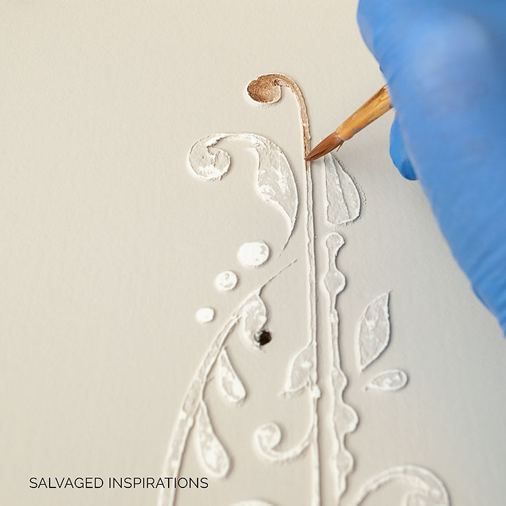 Painting Raised Stencil