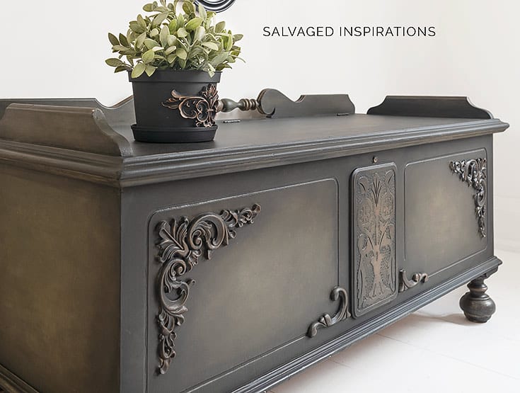 Side View of Blanket Chest w WoodUBend