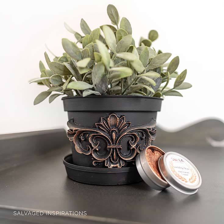 WoodUBend on Plastic Planter