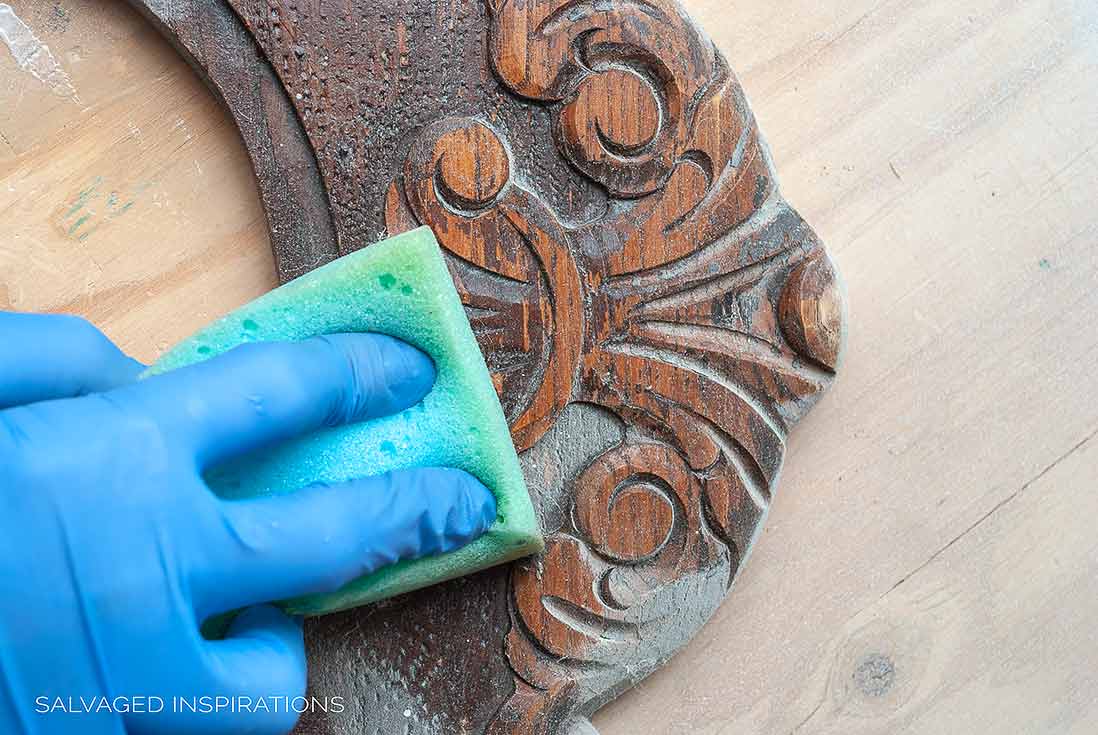 Cleaning Chair Back Frame