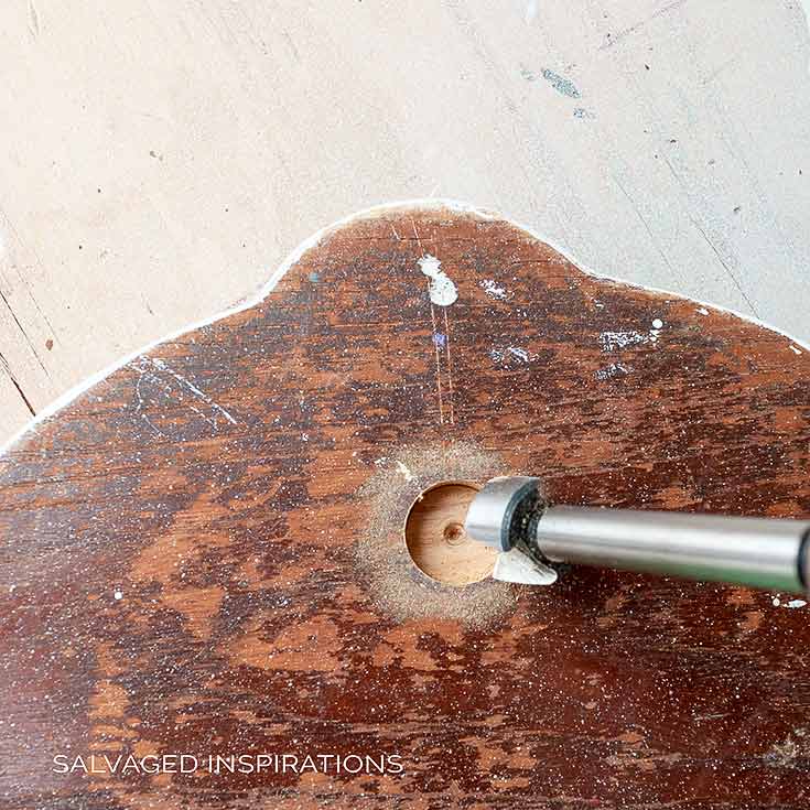 Drilling Hole in Frame