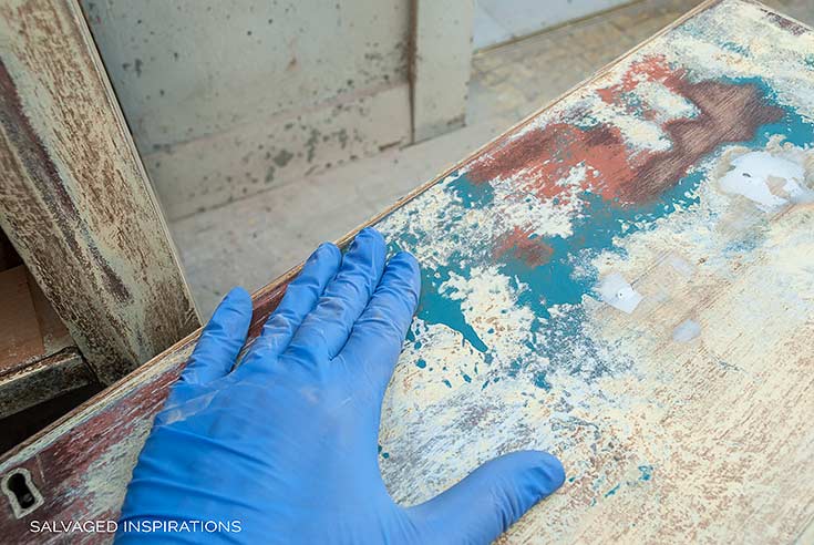 Smooth Sanded Paint for New Finish