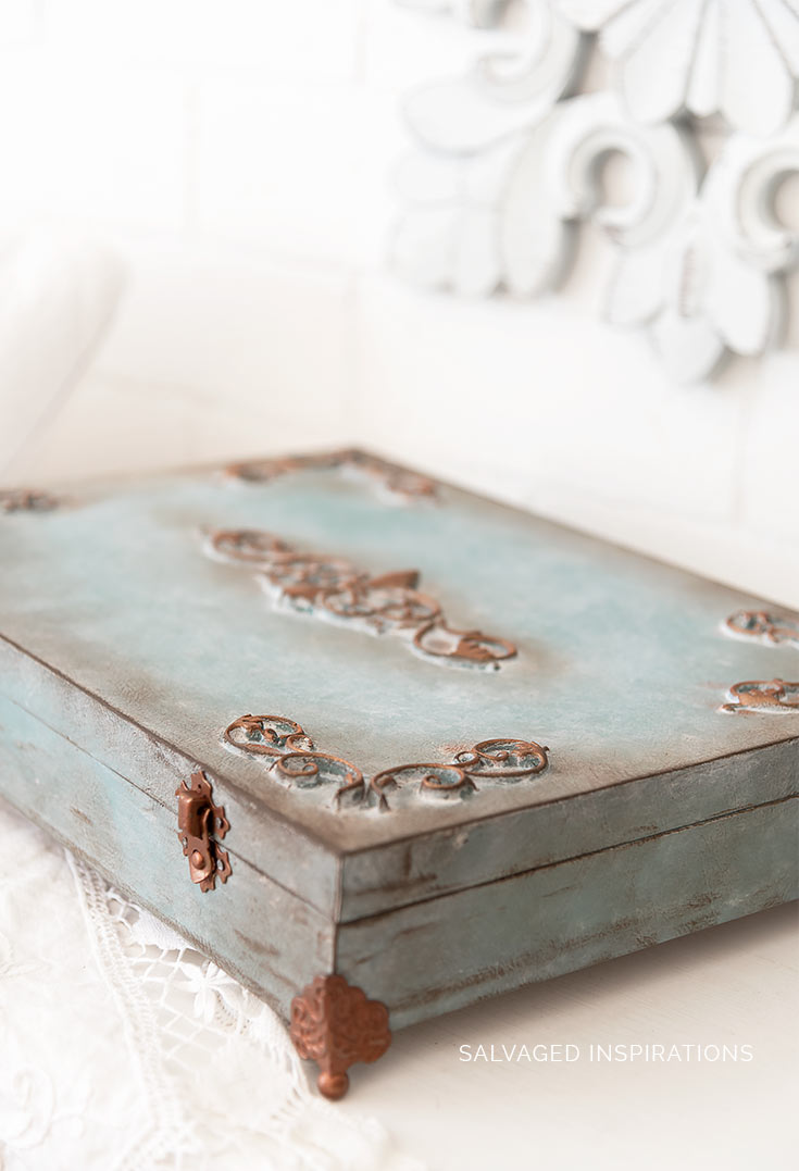 Painted Finish on Flatware Box