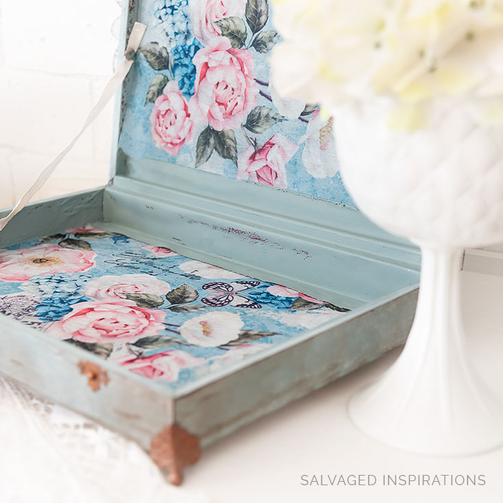 Zoey Decoupage Paper in Flatware Box