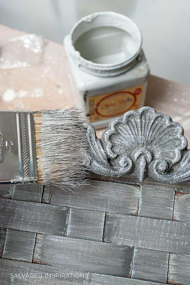 Dry Brushing Thrift Store Basket