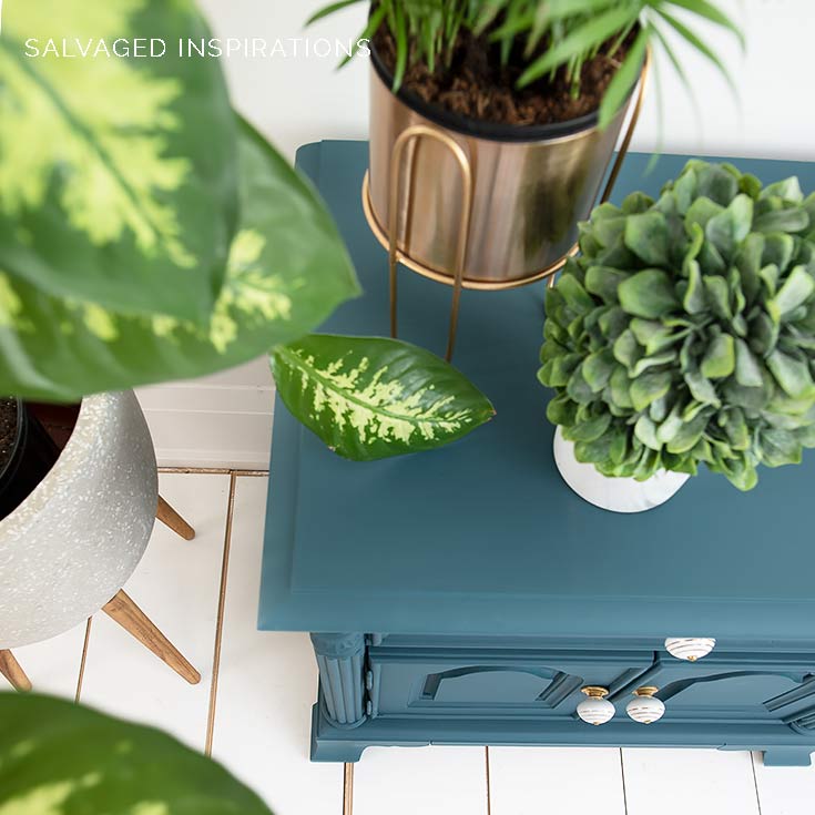 Top View of Painted Nightstand IG