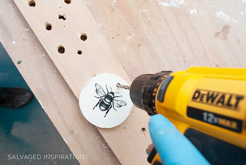 Drilling Hole in Wood