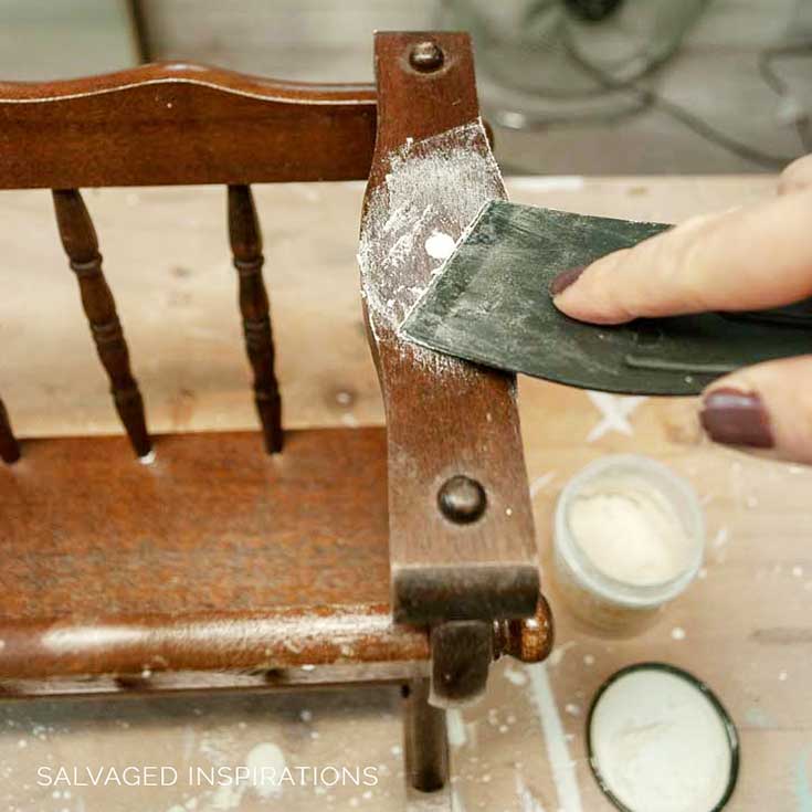 Filling w Dixie Belle Mud