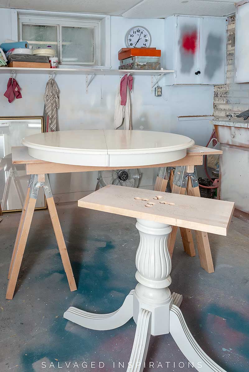 Kitchen Table in Workroom