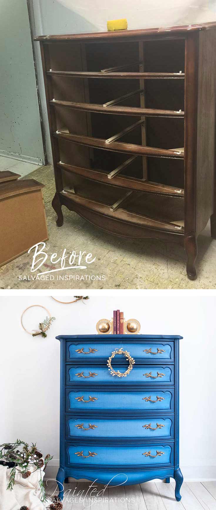 ReStore Blueberry Provincial Dresser - Before