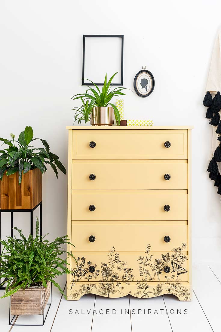 Rebel Yellow Painted Dresser 2020