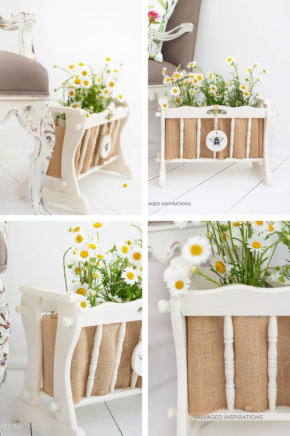 Repurposed Magazine Table