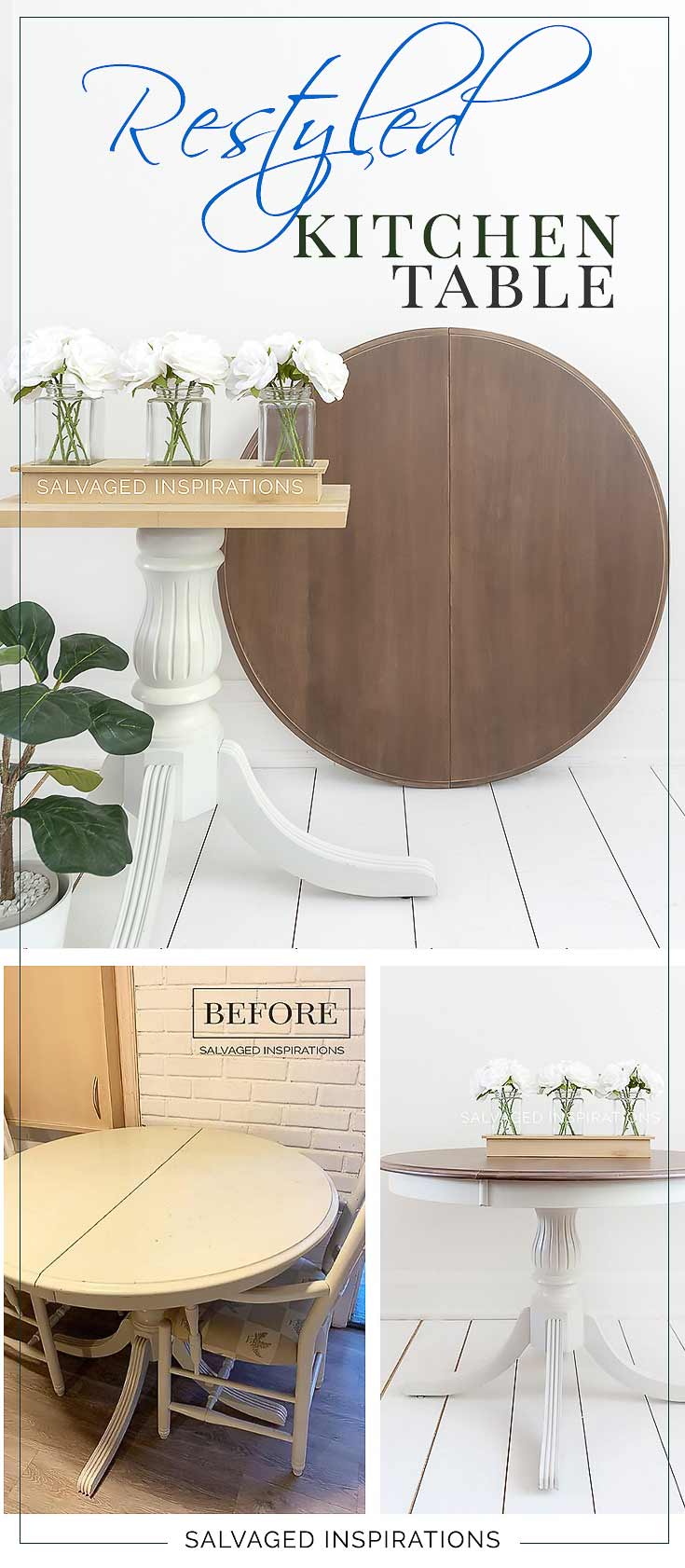 Restyled Kitchen Table