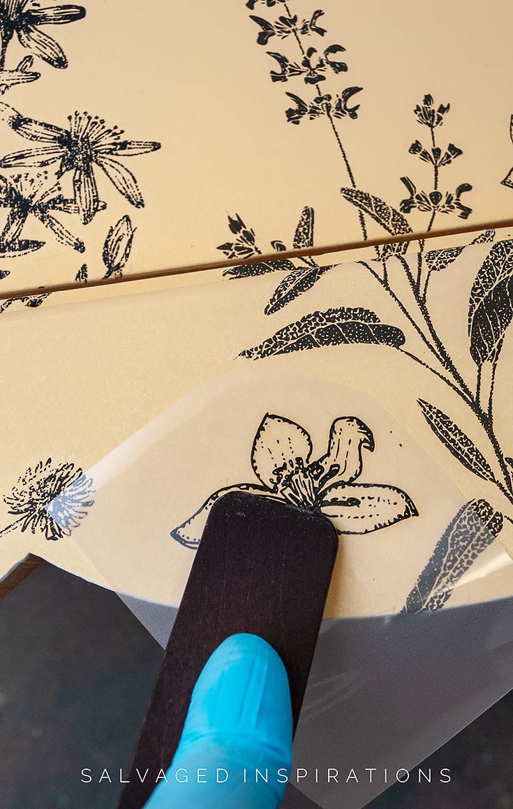 Rubbing on Spring Meadow Life Transfer