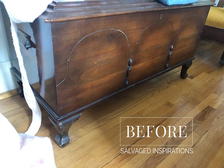 Slick Cedar Chest Before