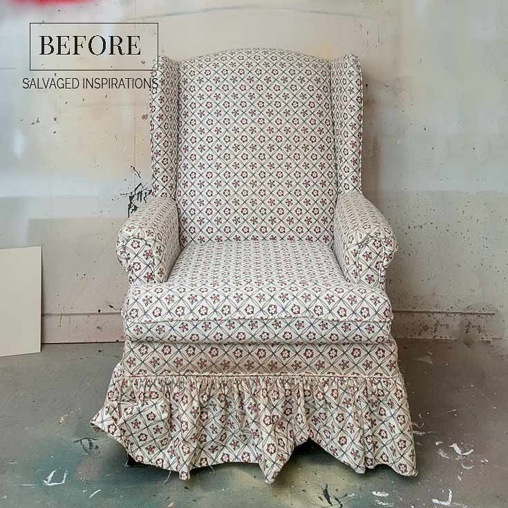 90s Skirt Chair Before IG