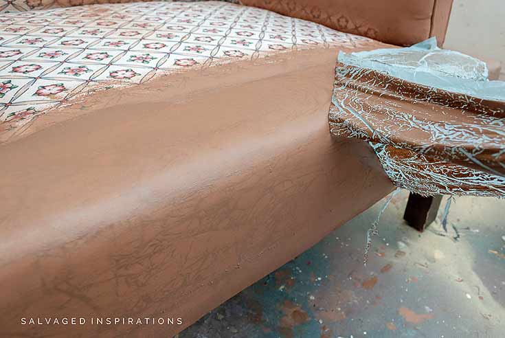 Faux Leather Texture on Upholstery Fabric