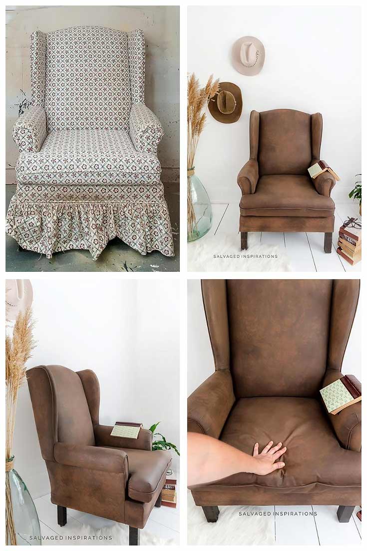 How To Make Fabric Look Like Leather Collage