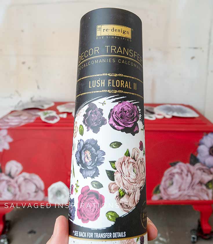 Lush Floral II Furniture Transfer