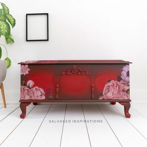 Painted Cedar Chest Makeover w Slick Stick Primer