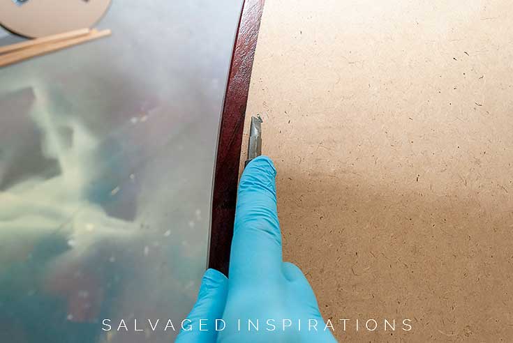 Removing the Back of Mirror