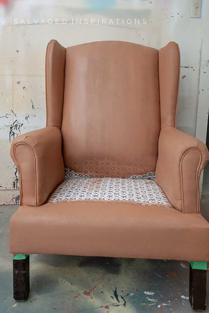 Second Coat on Painted Fabric