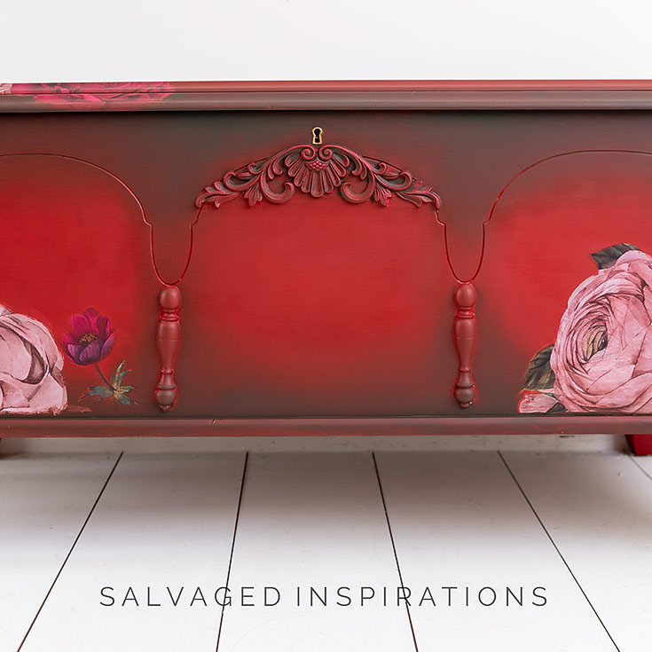 WoodUBend on Painted Cedar Chest