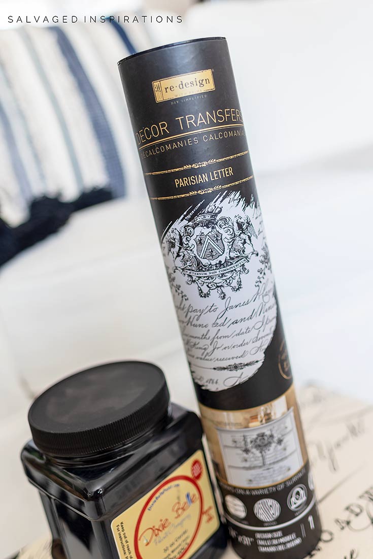 Furniture Transfer and Dixie Belle Paint