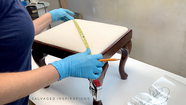 Measuring Fabric For Transfer Placement