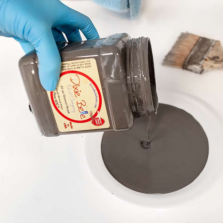 Pouring Gravel Road Wash