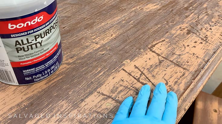 Bondo As Wood Filler