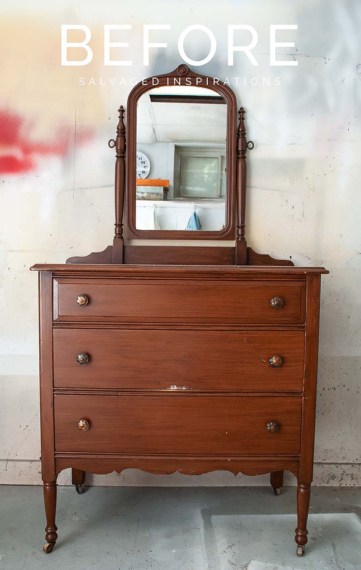 Painted Dresser Before