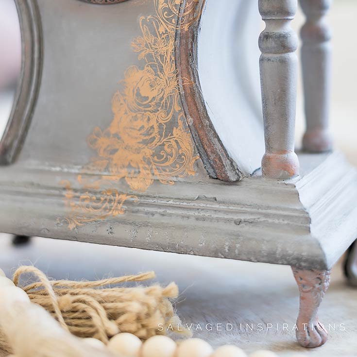 Painted Vintage Clock IG