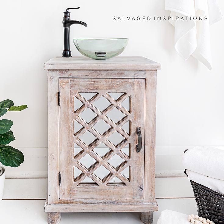 Salvaged Vanity Makeover IG