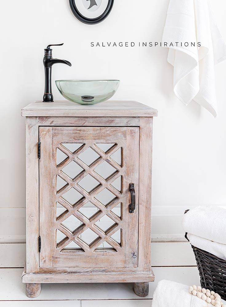 Salvaged Vanity Makeover SI Blog